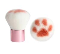 Cute Cat Paw Makeup Brushes，Suitable For Face Powder, Blush, Eyeshadow, And Contouring; Cute And Fluffy; Brush Included. (Portable Pink,10cm)