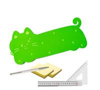 Cute Cat Shaped Small Pencil Case - Silicone Aesthetic Organizer With Kawaii 3D Design | Soft Touch Cat Pencil Bag With Durable Zipper | For Teachers Students Kids Classroom Dorm Home School Supplies,