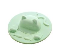 Cûte Cat Siłicōne Cup Lid - Üniversäl Muggy Cover With Built-In Tëa Bag Holder & Dust Protection, Heat Resistant, Perfect For Coffee, Tea & Hot Drinks | Fun & Functional Lîd For Home, Work &