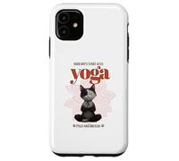 Cute Cat Yoga Spiritual Meditation Zen Balance Namaste Om Coque pour iPhone 11