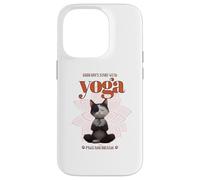 Cute Cat Yoga Spiritual Meditation Zen Balance Namaste Om Coque pour iPhone 14 Pro