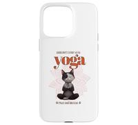 Cute Cat Yoga Spiritual Meditation Zen Balance Namaste Om Coque pour iPhone 15 Pro Max