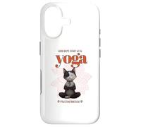 Cute Cat Yoga Spiritual Meditation Zen Balance Namaste Om Coque pour iPhone 17