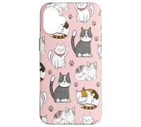 Cute Cats & Claws Pattern for Kittyie and Pet Owners Coque pour iPhone 16 Plus