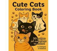 Cute Cats: Coloring Book
