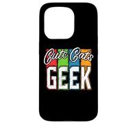 Cute Cats Geek - Adorable et amusant Coque pour iPhone 15 Pro