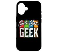Cute Cats Geek - Adorable et amusant Coque pour iPhone 16