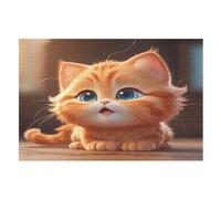 Cute Chat Puzzles en Bois Adultes Et Adolescents 1000 Pieces EnfFourmis Puzzle Décoration Mur Moderne Art Jouets Cadeau IntéressFourmis （75×50cm）