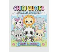 Cute Chibi Animals: Coloring & Fact Book