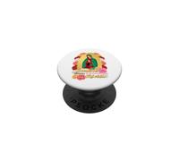 Cute Chibi Cartoon Virgen de Guadalupe Saint Virgin Mary PopSockets PopGrip Adhésif
