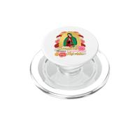Cute Chibi Cartoon Virgen de Guadalupe Saint Virgin Mary PopSockets PopGrip pour MagSafe