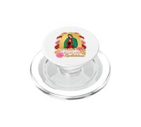Cute Chibi Cartoon Virgen de Guadalupe Saint Virgin Mary PopSockets PopGrip pour MagSafe