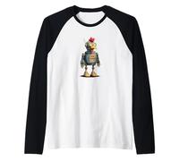 Cute Chicken AI pour Les Amateurs de Robots et d'animaux intelligents Manche Raglan