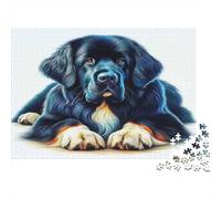 Cute Chien Puzzle 1000 Pièces Adulte avec Clic Parfait, Ensemble De Casse-tête en Puzzle énigme De Compétence Logique pour Un Hobby Créatif, Puzzle À La Meilleure Évaluation 38x26cm/1000pcs