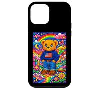 Cute Childish Teddy Bear World Illustration Graphic Designs Coque pour iPhone 12 Mini