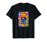 Cute Childish Teddy Bear World Illustration Graphic Designs T-Shirt