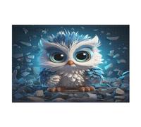 Cute Chouette Puzzles Adultes 1000 Pièces en Bois, Jouet De Puzzle De Défi De Cerveau pour des EnfFourmis, D’Intelligence (75×50cm)