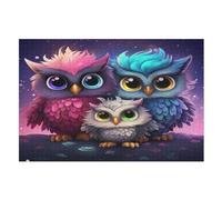 Cute Chouette Puzzles Adultes 1000 Pièces Puzzle Adulte Jeu Éducatif Challenge Toy en Bois pour EnfFourmis (75×50cm)