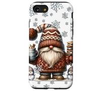 Cute Christmas GNOME Cute Snowflake Patterns White Winter Coque pour iPhone SE (2020) / 7/8