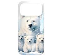 Cute Christmas Polar Bear Coque pour iPhone 17 Pro Max