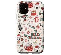Cute Christmas Spooky Ghost Merry Christmas Retro Pastel Coque pour iPhone 11