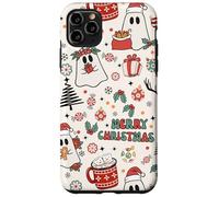 Cute Christmas Spooky Ghost Merry Christmas Retro Pastel Coque pour iPhone 11 Pro Max