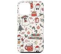 Cute Christmas Spooky Ghost Merry Christmas Retro Pastel Coque pour iPhone 12 Pro Max