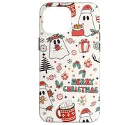 Cute Christmas Spooky Ghost Merry Christmas Retro Pastel Coque pour iPhone 16 Pro Max