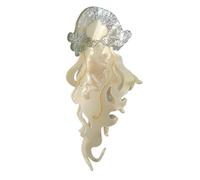 Cute Clip, Decorative Hairpins, Strong Hold Cute Design Jellyfish Shape Sea Theme Lightweight Easy Use Elegant Style Comfortable Grip, Hold Hairpins for Photo Sessions, 4.92inches