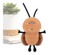 Cute Cockroach Plush Toy Soft Stuffed Doll For Nursery Desk Bedside Decor | Cuddly Cockroach Plush Toy Features A Funny Cartoon Design For Nursery Rooms Desks Bedsides Travel Birthday Parties Holiday