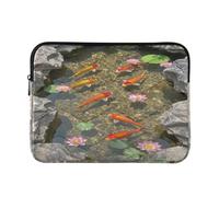 Cute Computer Cases for Laptop 15" 3D Art Kois Clear Pond Scenery