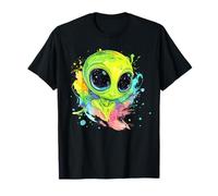 Cute Cosmic Space Baby Extraterrestre Splash T-Shirt