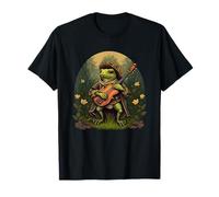 Cute Cottagecore Aesthetic Bard Fantasy Rpg Frog T-Shirt