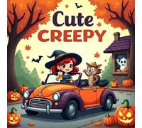Cute Creepy: 50 Cozy Spooky & Sweet Designs for Adults And Teens: Cute & Spooky Coloring Book for Stress Relief & Relaxation