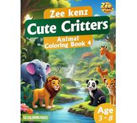 Cute Critters: Jungle Animal Coloring Adventure Cover