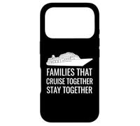 Cute Cruise Together Stay Together Family Boat Vacation Coque pour iPhone 17 Pro