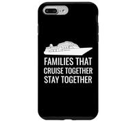 Cute Cruise Together Stay Together Family Boat Vacation Coque pour iPhone 7 Plus/8 Plus