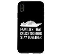 Cute Cruise Together Stay Together Family Boat Vacation Coque pour iPhone XS Max