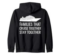 Cute Cruise Together Stay Together Family Boat Vacation Sweat à Capuche