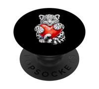 Cute Cub Bengal Tiger Design Growling Wild Animal PopSockets PopGrip Adhésif