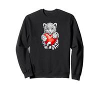 Cute Cub Bengal Tiger Design Growling Wild Animal Sweatshirt