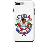 Cute Cuban Girl Cuba Traditional Dance Flowers Latina Coque pour iPhone 7 Plus/8 Plus