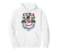Cute Cuban Girl Cuba Traditional Dance Flowers Latina Sweat à Capuche