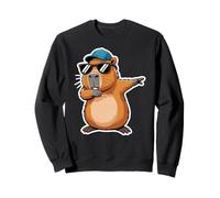Cute Dabbing Capybara Animal Boys Men Toddler Kids Sweatshirt