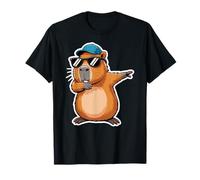 Cute Dabbing Capybara Animal Boys Men Toddler Kids T-Shirt