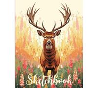 Cute Deer Sketchbook for Kids: Animal Drawing Book for Children | 110 Pages of Creative Fun | Nature & Wildlife Art Journal for Boys and Girls