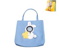 Cute Dew Head Shape Cat Bag, Pets Carrier Bag, Cat Backpack Carrier，Blue-L | Cute Foldable Cat Carrier, Adjustable Open Design, Breathable Canvas, Easy Hand Carry For Cats And Small Dogs On Short Trips