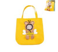 Cute Dew Head Shape Cat Bag, Pets Carrier Bag, Cat Backpack Carrier，YellL | Cute Foldable Cat Carrier, Adjustable Open Design, Breathable Canvas, Easy Hand Carry For Cats And Small Dogs On Short Trips