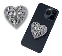 Cute Diamond Folding Phone Grip Stand - Secure & Stylish Phone Holder for Hands-Free Viewing