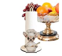 Cute Dog Cat Toilet Paper Rack - Tissue Holder Stand, Decorative Bathroom Organizer, Stable Base Roll Holder Rack | Practical Organizer for Bathroom Kitchen Cabinet Travel Camping